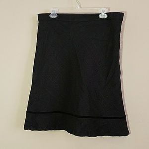 GAP black wool skirt sz 12
